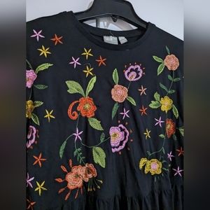 *SOLD* ASOS Embroidered Baby Doll Dress - Size 4 Oversized